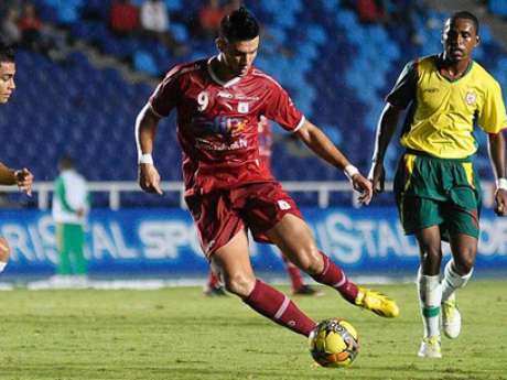 Cortesía El País <p>El delantero brasileño Flavio Carvalho fue expulsado en el juego entre América de Cali y Llaneros</p>