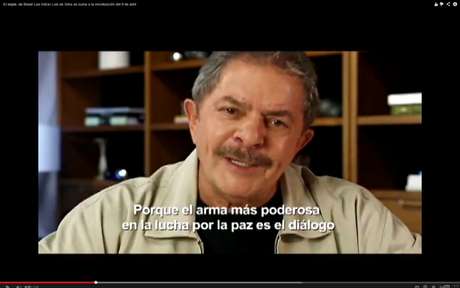 Em vídeo do Instituto Lula, o ex-presidente diz que Colômbia merece oportunidade de viver em paz no século XXI Em vídeo do Instituto Lula, o ex-presidente diz que Colômbia merece oportunidade de viver em paz no século XXI