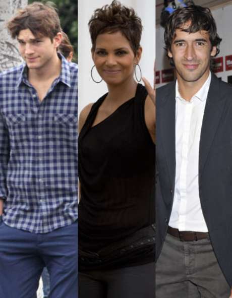 Gtres <p>Ashton Kutcher, Halle Berry y Raúl González</p>
