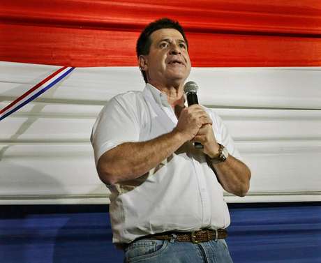 Divulgação <p>Horacio Cartes, do Partido Colorado, é um empresário do ramo de cigarros do Paraguai</p>