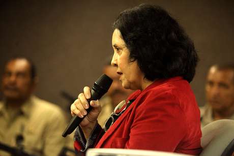 Eônia Pereira Bezerra, ex-cunhada de PC Farias, depõe como testemunha do juízo, em Maceió (AL) <p>Eônia Pereira Bezerra, ex-cunhada de PC Farias, depõe como testemunha do juízo, em Maceió (AL)</p>