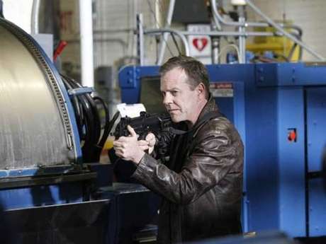 Divulgação <p>O ator Kiefer Sutherland na pele de Jack Bauer, herói da série da 20th Century Fox</p>