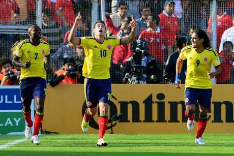 Agencias Falcao y James en la Selección Colombia.