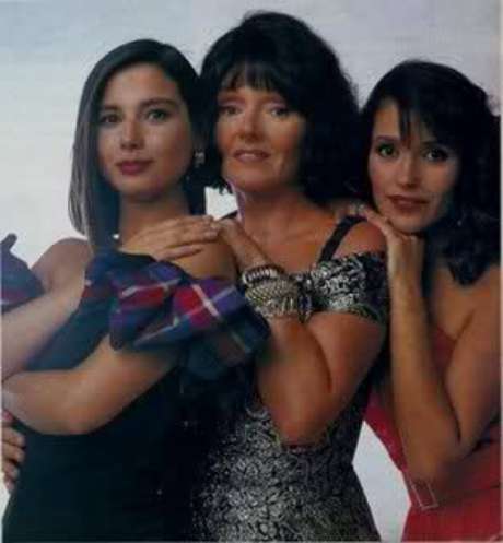 Reproducción Las protagonistas de la telenovela de Canal 13 del primer semestre de 1993.