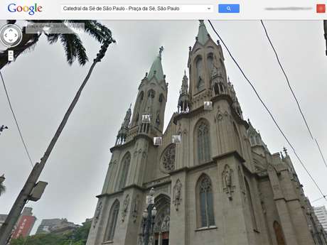 Catedral da Sé - aqui vista externamente do Street View - é uma das igrejas do projeto piloto Catedral da Sé - aqui vista externamente do Street View - é uma das igrejas do projeto piloto