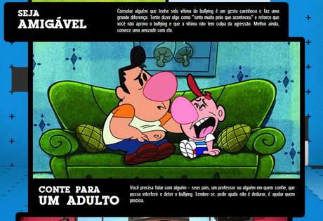 No site do programa estão disponíveis informações sobre como evitar o bullying na escola No site do programa estão disponíveis informações sobre como evitar o bullying na escola