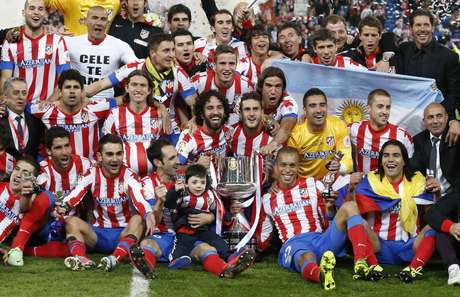 Depois de 14 anos, o Atlético de Madrid voltou a vencer o Real e de quebra conquistou a Copa do Rei Depois de 14 anos, o Atlético de Madrid voltou a vencer o Real e de quebra conquistou a Copa do Rei