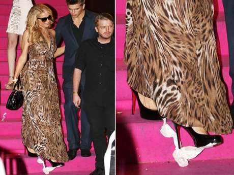 Paris Hilton curtiu uma balada em Cannes Paris Hilton curtiu uma balada em Cannes