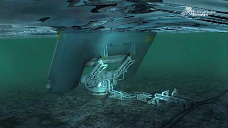 Usina aproveita as ondas do mar para a produção de energia Usina aproveita as ondas do mar para a produção de energia