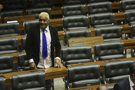 O deputado federal Tiririca em sessão no plenário O deputado federal Tiririca em sessão no plenário