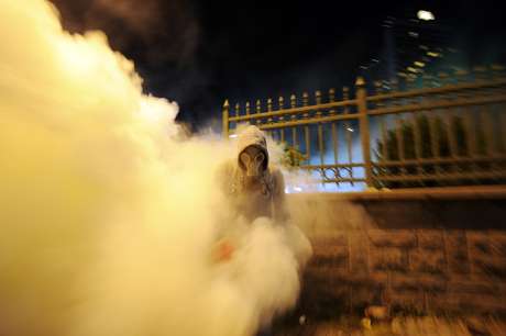 Segundo ONG, polícia turca usa gás lacrimogêneo brasileiro contra manifestantes em protestos no país <p>Segundo ONG, polícia turca usa gás lacrimogêneo brasileiro contra manifestantes em protestos no país</p>