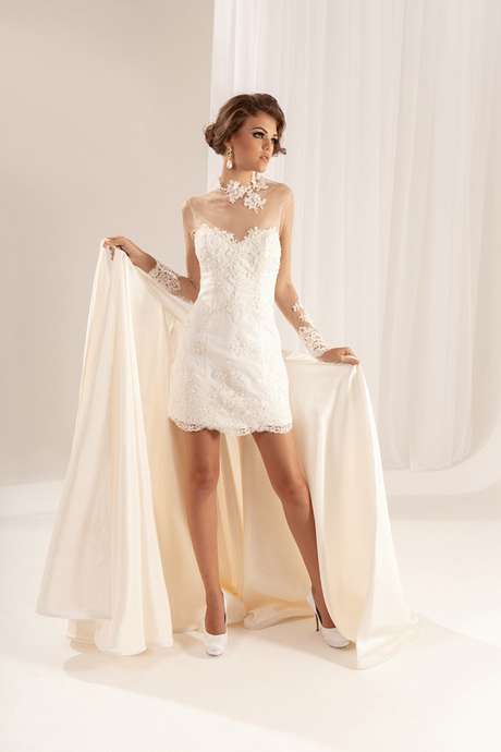 vestido de noiva com saia removivel