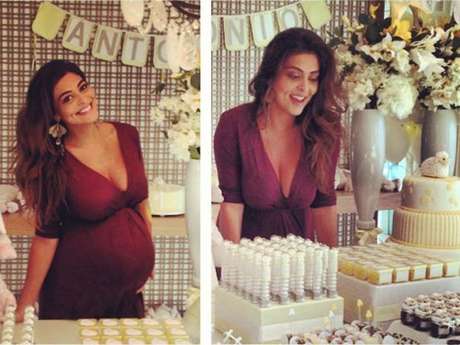 Juliana Paes comemorou com amigos o chá de bebê de Antonio <p>Juliana Paes comemorou com amigos o chá de bebê de Antonio</p>