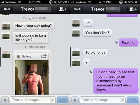 Conversa entre Trevor e a mulher mostra como o jovem se divertia com a situação <p>Conversa entre Trevor e a mulher mostra como o jovem se divertia com a situação</p>