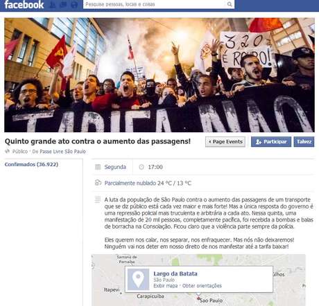 Grupo agendou novo protesto para a próxima segunda-feira Grupo agendou novo protesto para a próxima segunda-feira