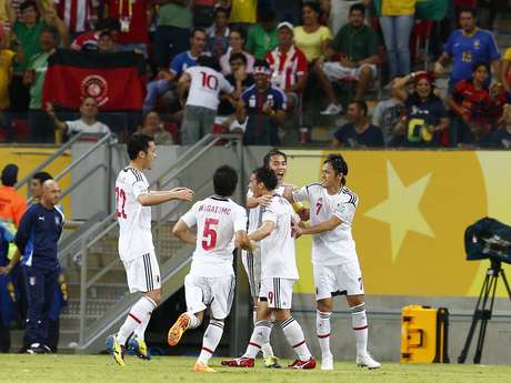 Gol do Japão foi muito comemorado pelos torcedores brasileiros <p>Gol do Japão foi muito comemorado pelos torcedores brasileiros</p>