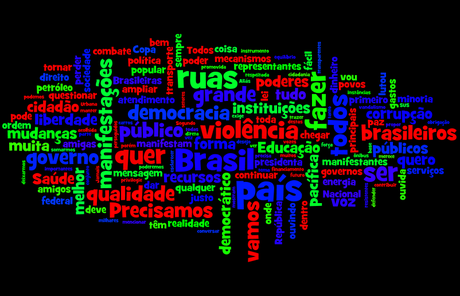 Confira as palavras mais ditas pela presidente Dilma durante o discurso Confira as palavras mais ditas pela presidente Dilma durante o discurso