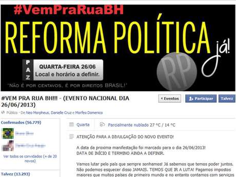 Eventos em BH já somam mais de 65 mil confirmações nas redes sociais <p>Eventos em BH já somam mais de 65 mil confirmações nas redes sociais</p>