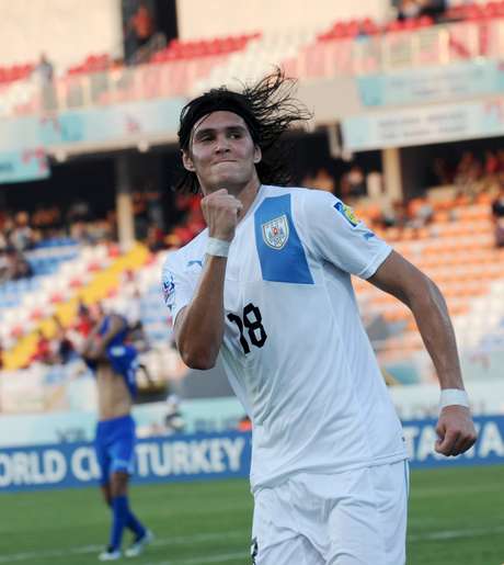 Bentancourt comemora goleada Bentancourt comemora goleada