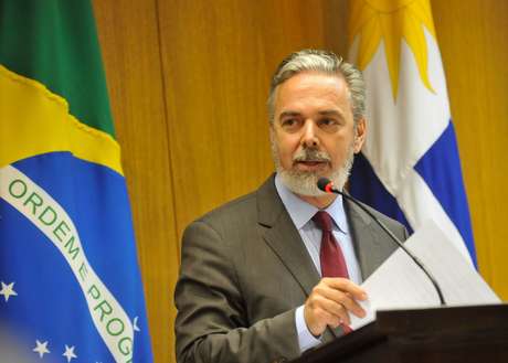 Patriota falou à imprensa hoje no Itamaraty Patriota falou à imprensa hoje no Itamaraty