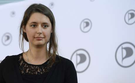 Katharina Nocun, diretora geral do Partido Pirata alemão <p>Katharina Nocun, diretora geral do Partido Pirata alemão</p>