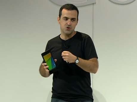 Hoje vice-presidente de Produtos do Android do Google, Hugo Barra apresentou o novo Nexus 7 <p>Hoje vice-presidente de Produtos do Android do Google, Hugo Barra apresentou o novo Nexus 7</p>
