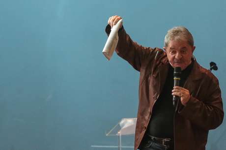 O ex-presidente Luiz Inácio Lula da Silva na cerimônia de abertura do 19º Foro de São Paulo, na capital paulista <p>O ex-presidente Luiz Inácio Lula da Silva na cerimônia de abertura do 19º Foro de São Paulo, na capital paulista</p>