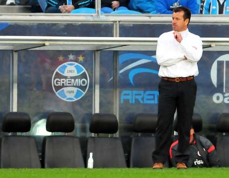 Equipe de Dunga terminou o Gre-Nal com nove jogadores em campo <p>Equipe de Dunga terminou o Gre-Nal com nove jogadores em campo</p>