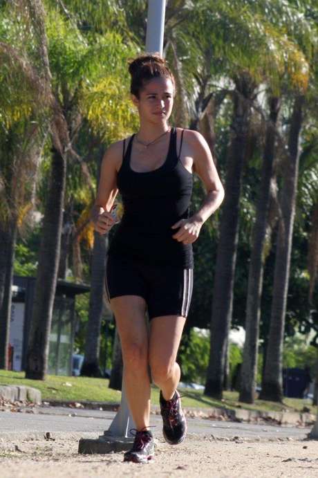 A atriz se exercitou na Lagoa Rodrigo de Freitas <p>A atriz se exercitou na Lagoa Rodrigo de Freitas</p>