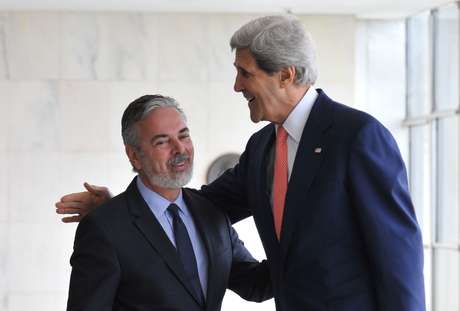 O secretário de Estado americano, John Kerry, faz sua primeira visita ao Brasil no cargo de chefe da diplomacia dos Estados Unidos nesta terça-feira em meio a um mal-estar com o País O secretário de Estado americano, John Kerry, faz sua primeira visita ao Brasil no cargo de chefe da diplomacia dos Estados Unidos nesta terça-feira em meio a um mal-estar com o País