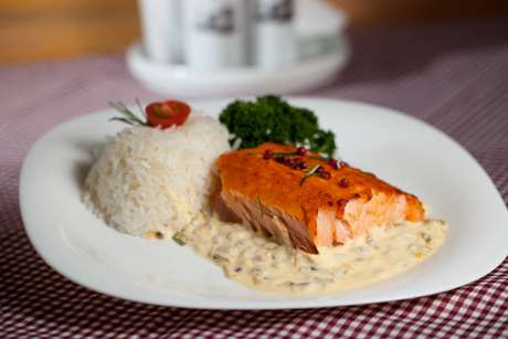 Com receita de salmão assado com pimenta rosa, o vencedor foi o restaurante Pizza Grill, na Vila Mariana <p>Com receita de salmão assado com pimenta rosa, o vencedor foi o restaurante Pizza Grill, na Vila Mariana</p>