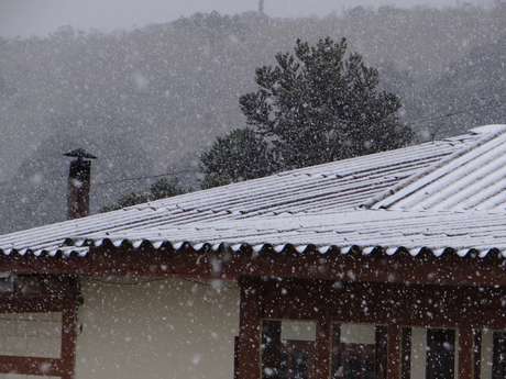 Em São Joaquim, Santa Catarina, a previsão é que a neve se repita durante o dia na cidade <p>Em São Joaquim, Santa Catarina, a previsão é que a neve se repita durante o dia na cidade</p>