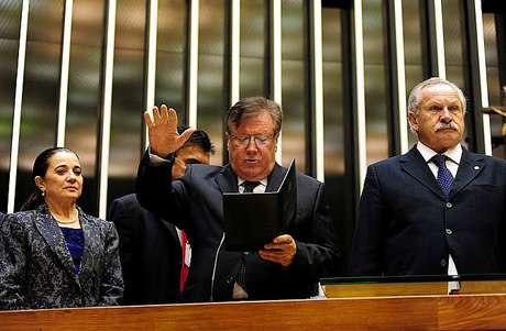 Amir Lando assumiu o mandato no lugar do deputado afastado Natan Donadon Amir Lando assumiu o mandato no lugar do deputado afastado Natan Donadon