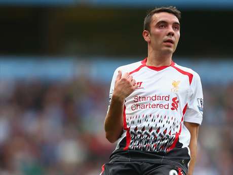 Getty Images Iago Aspas, durante un partido con el Liverpool FC