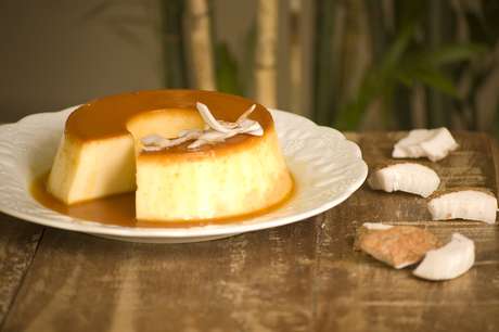 Divulgação <p>Pudim de coco</p>