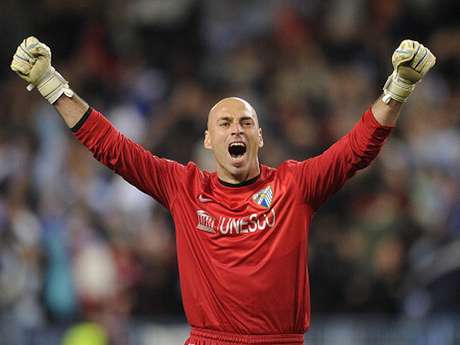AFP Willy Caballero, portero del Málaga.