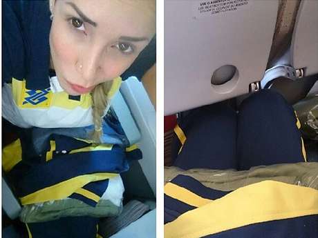 Thaisa fez críticas mais duras e se comparou a uma "sardinha enlatada" nas reclamações feitas à CBV <p>Thaisa fez críticas mais duras e se comparou a uma "sardinha enlatada" nas reclamações feitas à CBV</p>