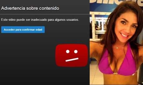 Difusión <p>Advertencia en Youtube del videoclip en el que figura Vania Bludau.</p>
