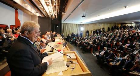 O ex-presidente relembrou o processo de criação da Constituição de 1988 O ex-presidente relembrou o processo de criação da Constituição de 1988