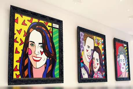 A interpretação do artista da família real britânica <p>A interpretação do artista da família real britânica</p>