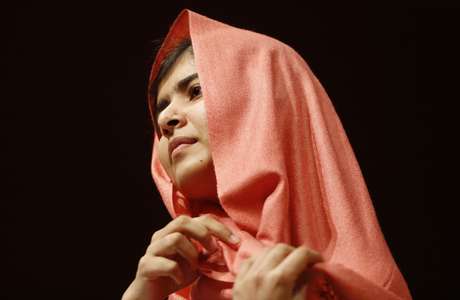 A ativista afegã Malala Yousafzai A ativista afegã Malala Yousafzai