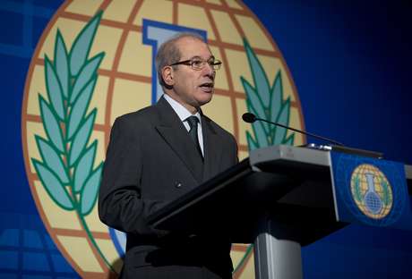 Ahmet Uzumcu, diretor-geral da Organização para a Proibição de Armas Químicas Ahmet Uzumcu, diretor-geral da Organização para a Proibição de Armas Químicas
