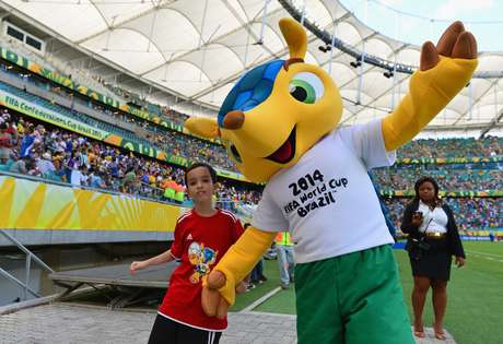 Getty Images Fuleco, mascota de Brasil 2014