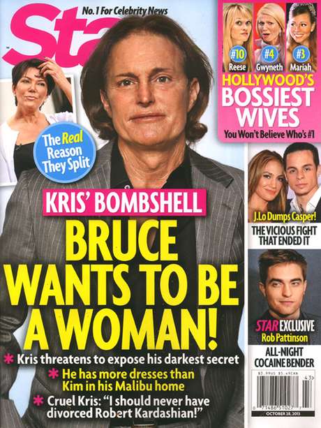 Star Magazine <p>En 2012, la misma revista Star publicó una historia sobre Bruce Jenner y su afición al travestismo.</p>