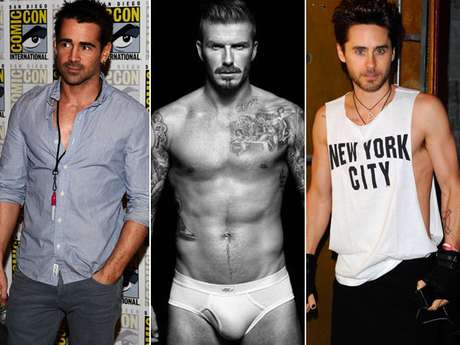 Getty Images <p>Site reúne frases e fotos que apontam para os homens mais 'bem dotados' de Hollywood</p>