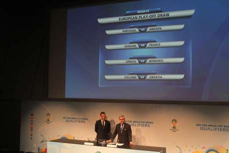 Repescagem teve confrontos definidos nesta segunda em Zurique Repescagem teve confrontos definidos nesta segunda em Zurique