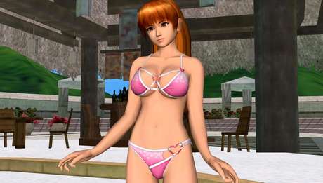 Jogo 'Dead or Alive 5' com mulheres de biquíni lutando entre si <p>Jogo 'Dead or Alive 5' com mulheres de biquíni lutando entre si</p>