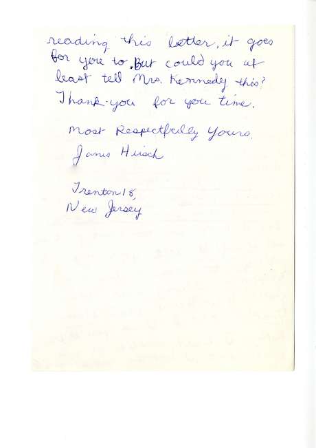 A segunda parte da carta de Hirsch à Jacqueline A segunda parte da carta de Hirsch à Jacqueline