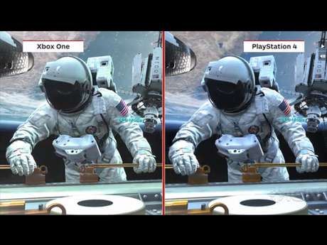 Resolução do Xbox One é menor do que o PS4, 720p contra 1080p, porém diferença é minimamente percebida Resolução do Xbox One é menor do que o PS4, 720p contra 1080p, porém diferença é minimamente percebida