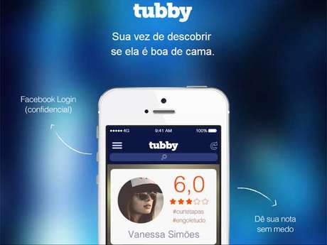 Reprodução Com o slogan "sua vez de descobrir se ela é boa de cama", ferramenta fez barulho na internet